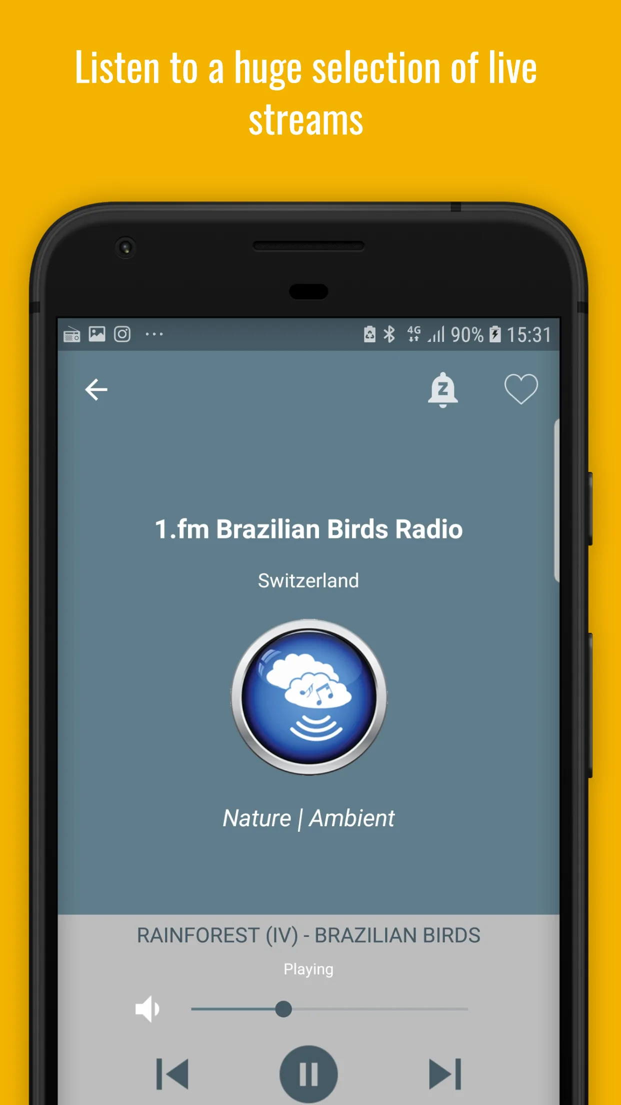 Nature Sounds Radios | Indus Appstore | Screenshot