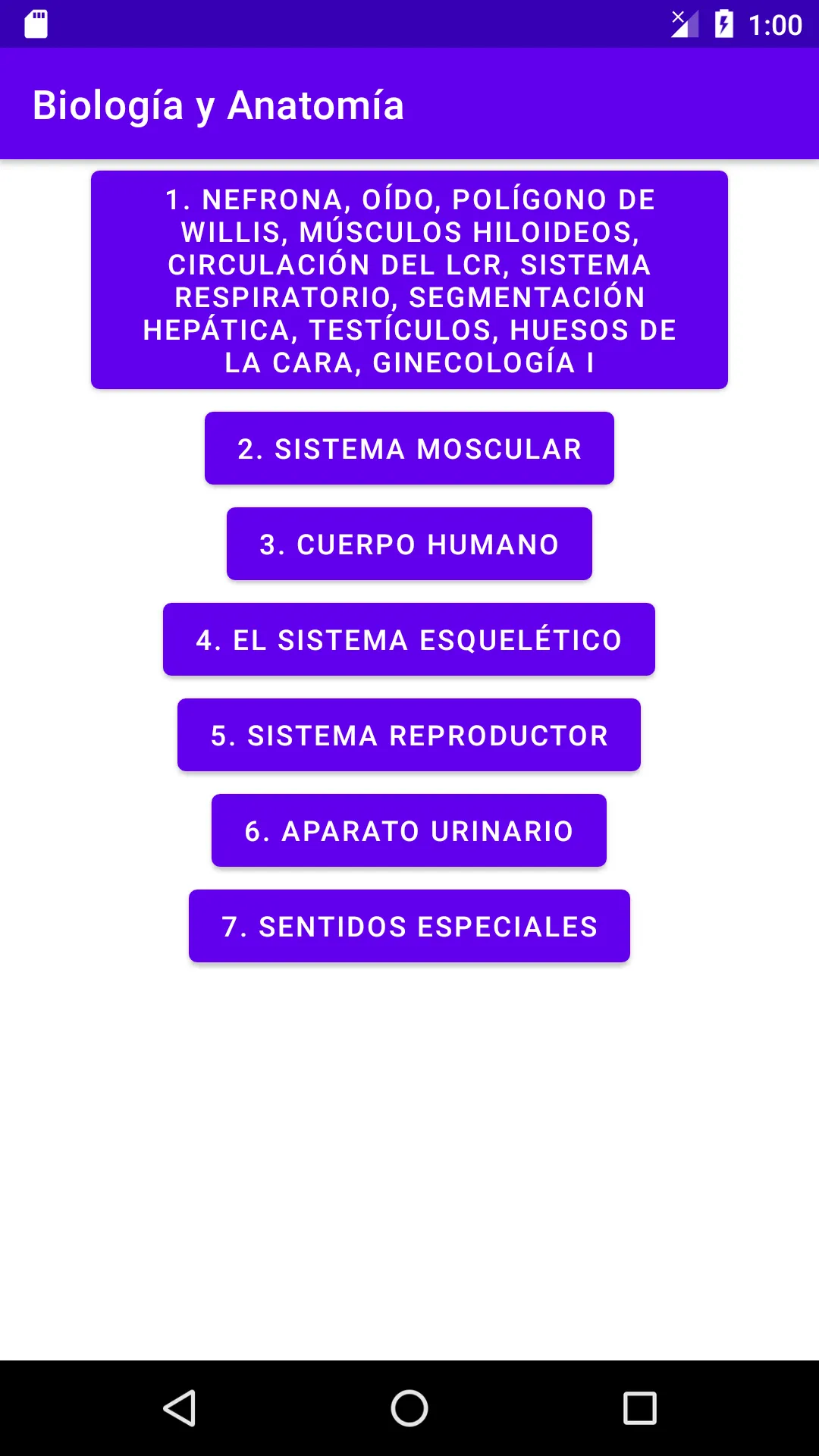 Biología General | Indus Appstore | Screenshot