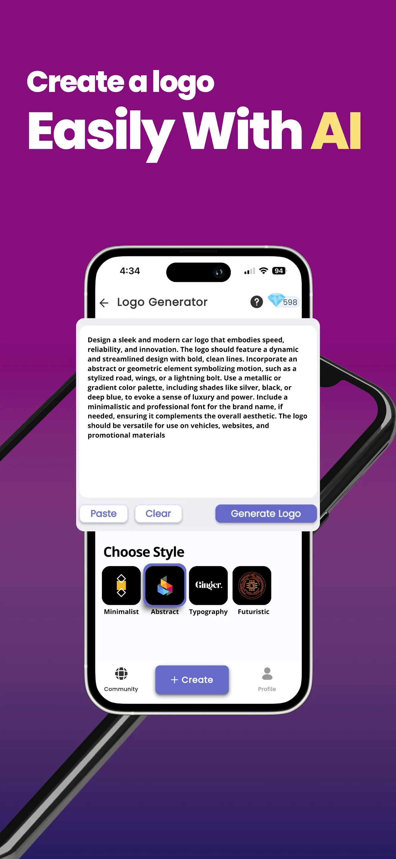 Logo Maker - AI Logo Generator | Indus Appstore | Screenshot