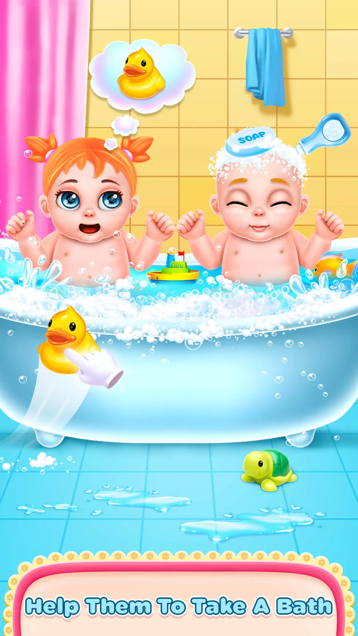 Twin Baby Care Game | Indus Appstore | Screenshot