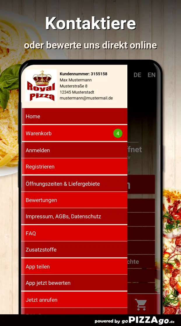 Pizza Royal Riederich | Indus Appstore | Screenshot