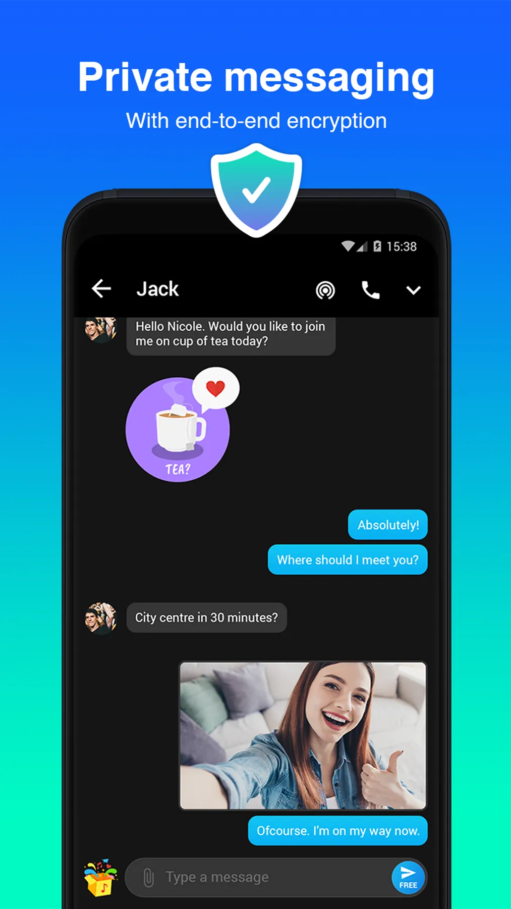 Mint Messenger - Chat & Video | Indus Appstore | Screenshot