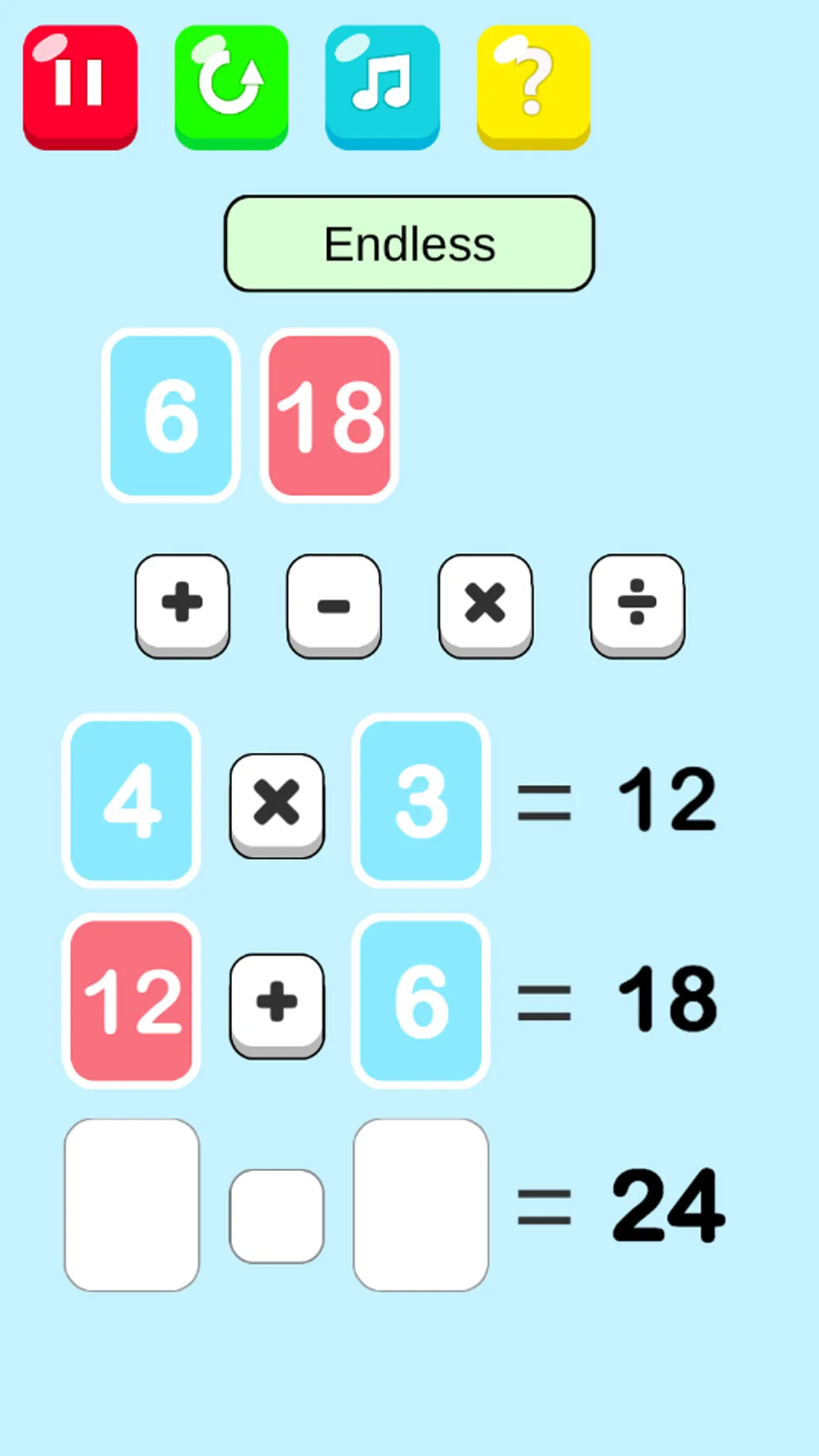 Synthesis 24-Arithmetic Game | Indus Appstore | Screenshot