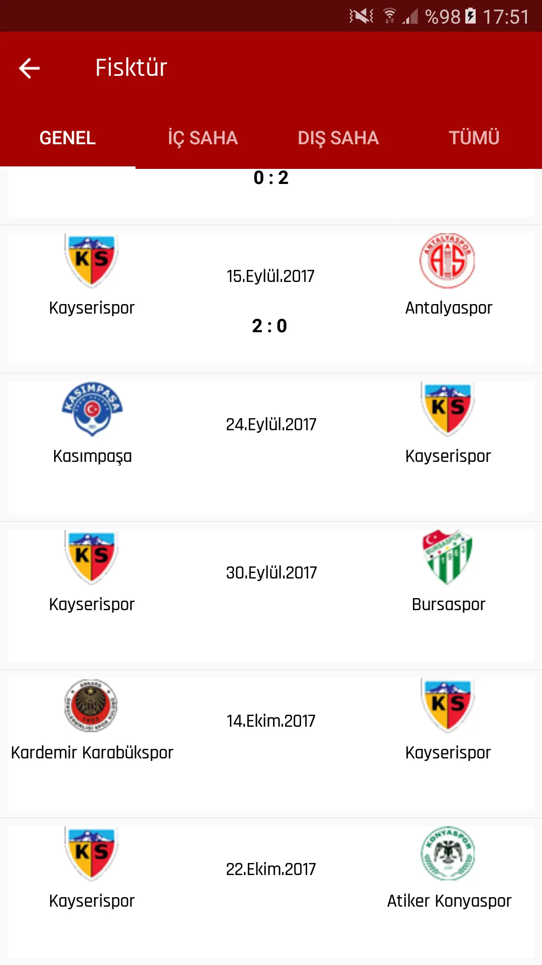 Kayserispor | Indus Appstore | Screenshot