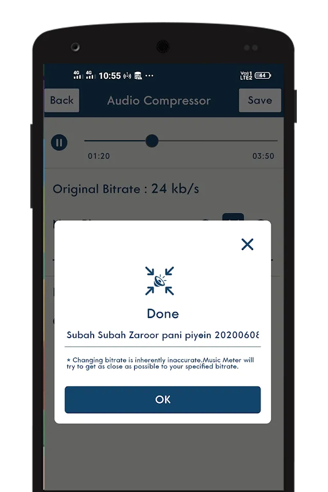 MP3 Compressor | Indus Appstore | Screenshot