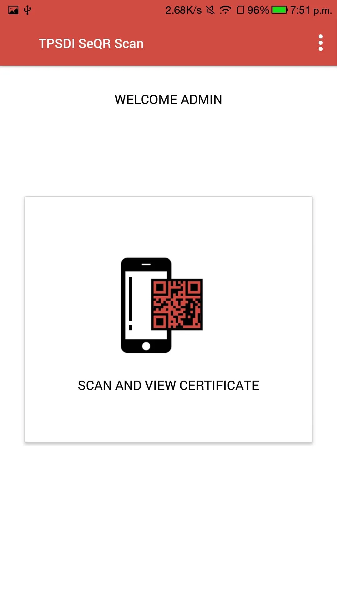 TPSDI SeQR Scan | Indus Appstore | Screenshot