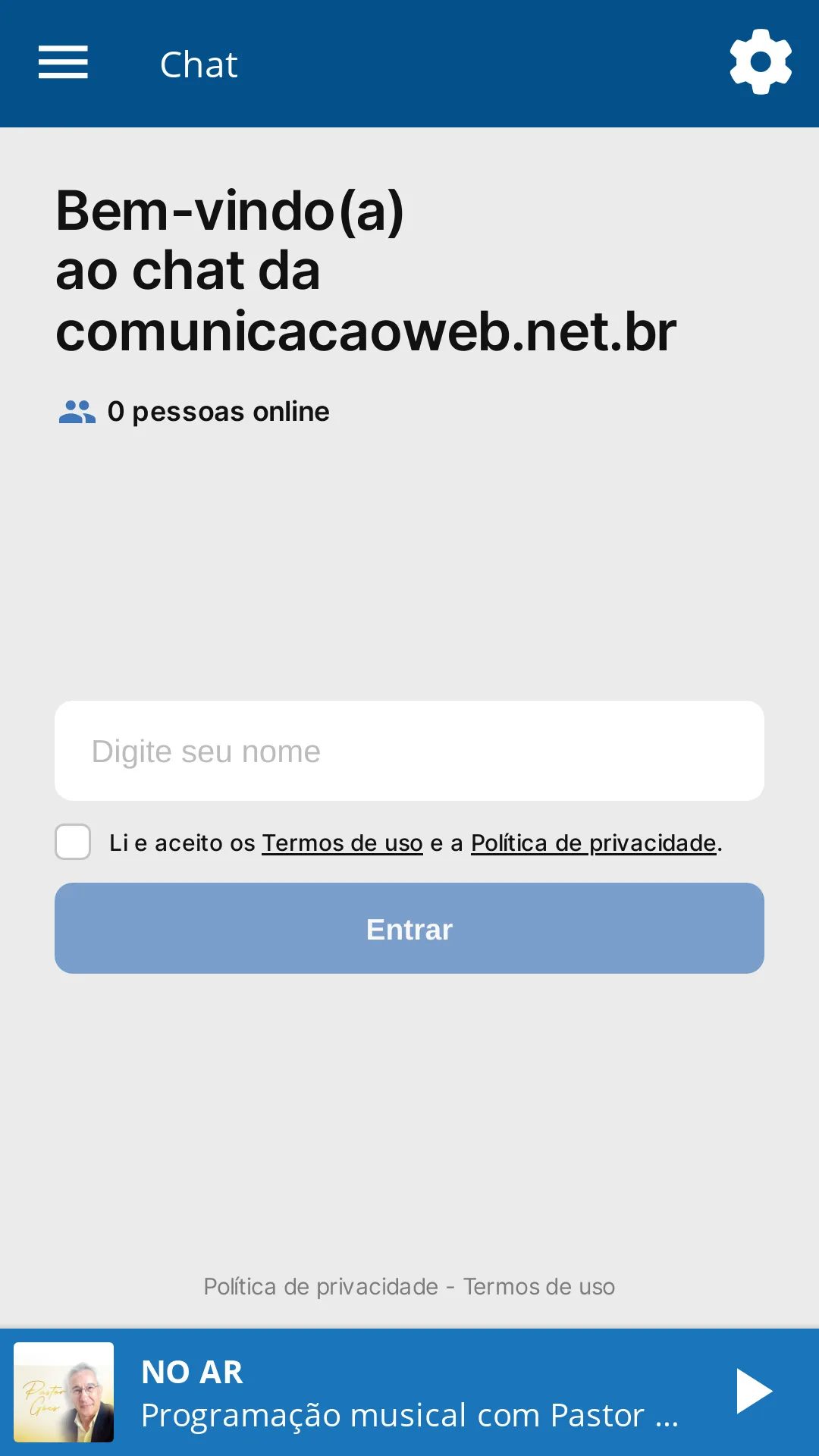 Rádio Comunicação Web | Indus Appstore | Screenshot