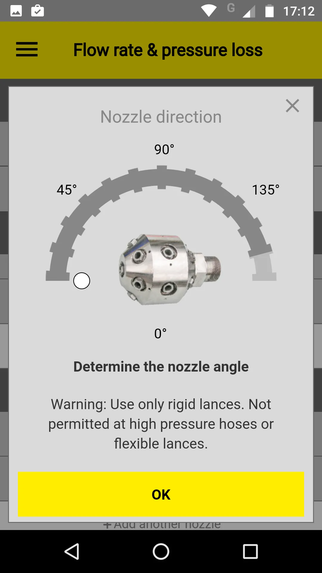 Water Jetting Calculator | Indus Appstore | Screenshot