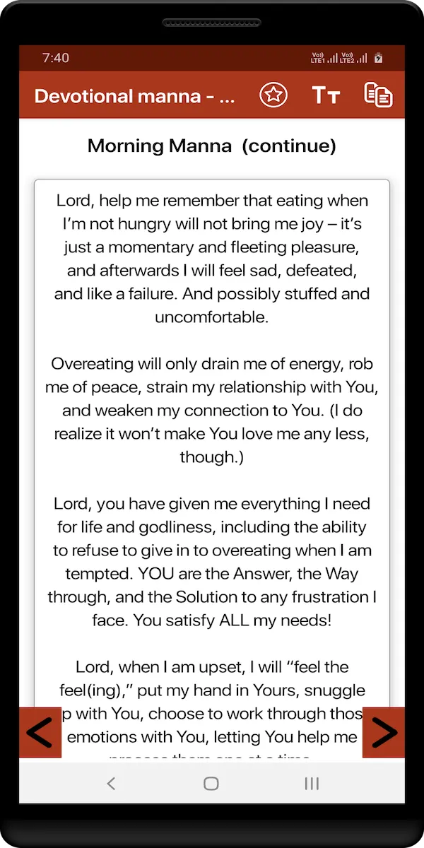 Devotional manna - Daily | Indus Appstore | Screenshot