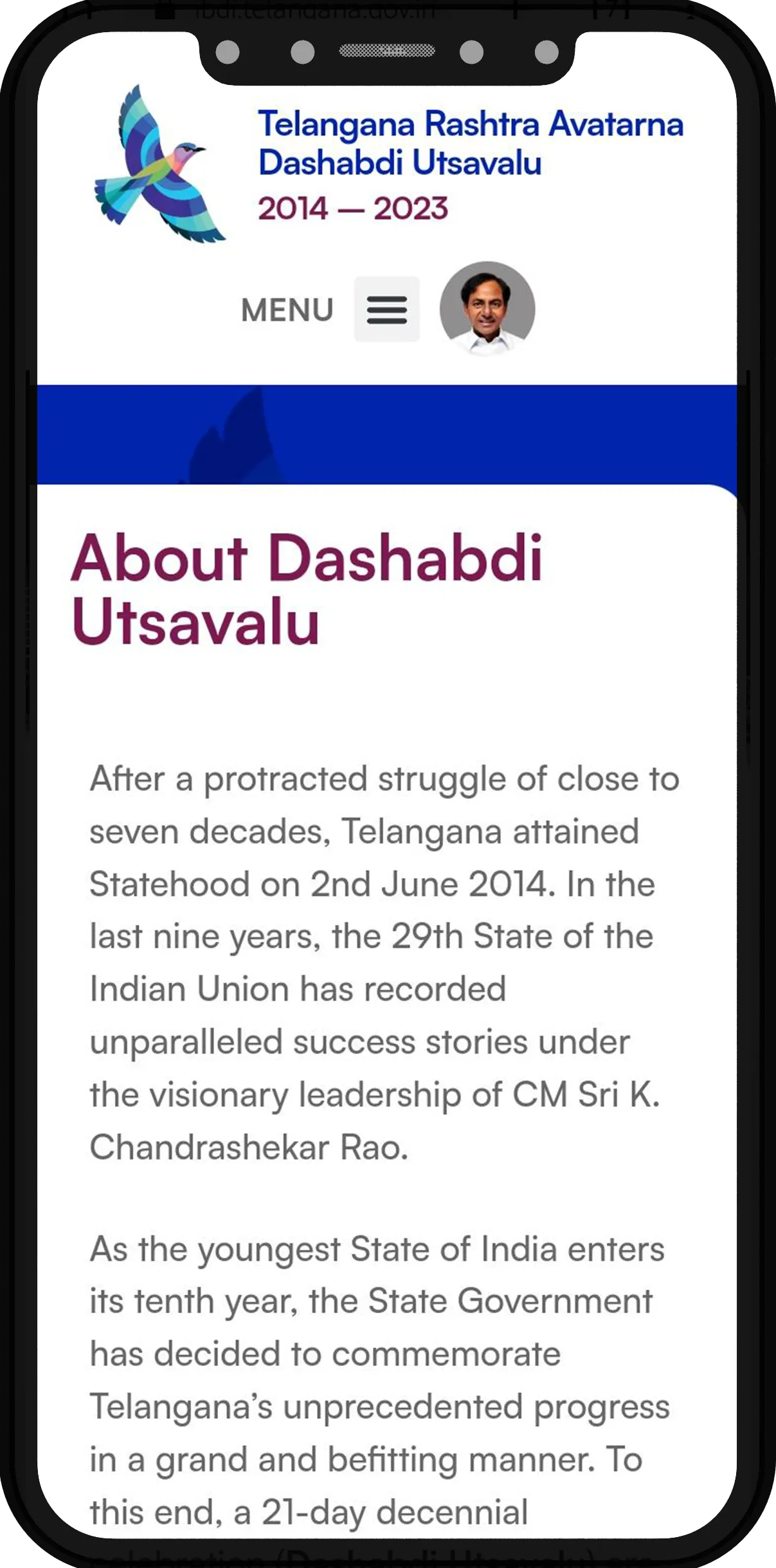 Telangana Dashabdi Utsavalu | Indus Appstore | Screenshot