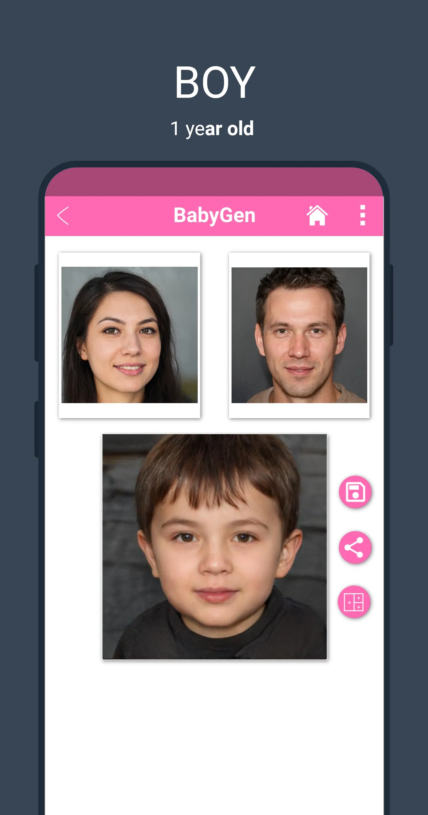 BabyGen  - Predict Baby Face | Indus Appstore | Screenshot