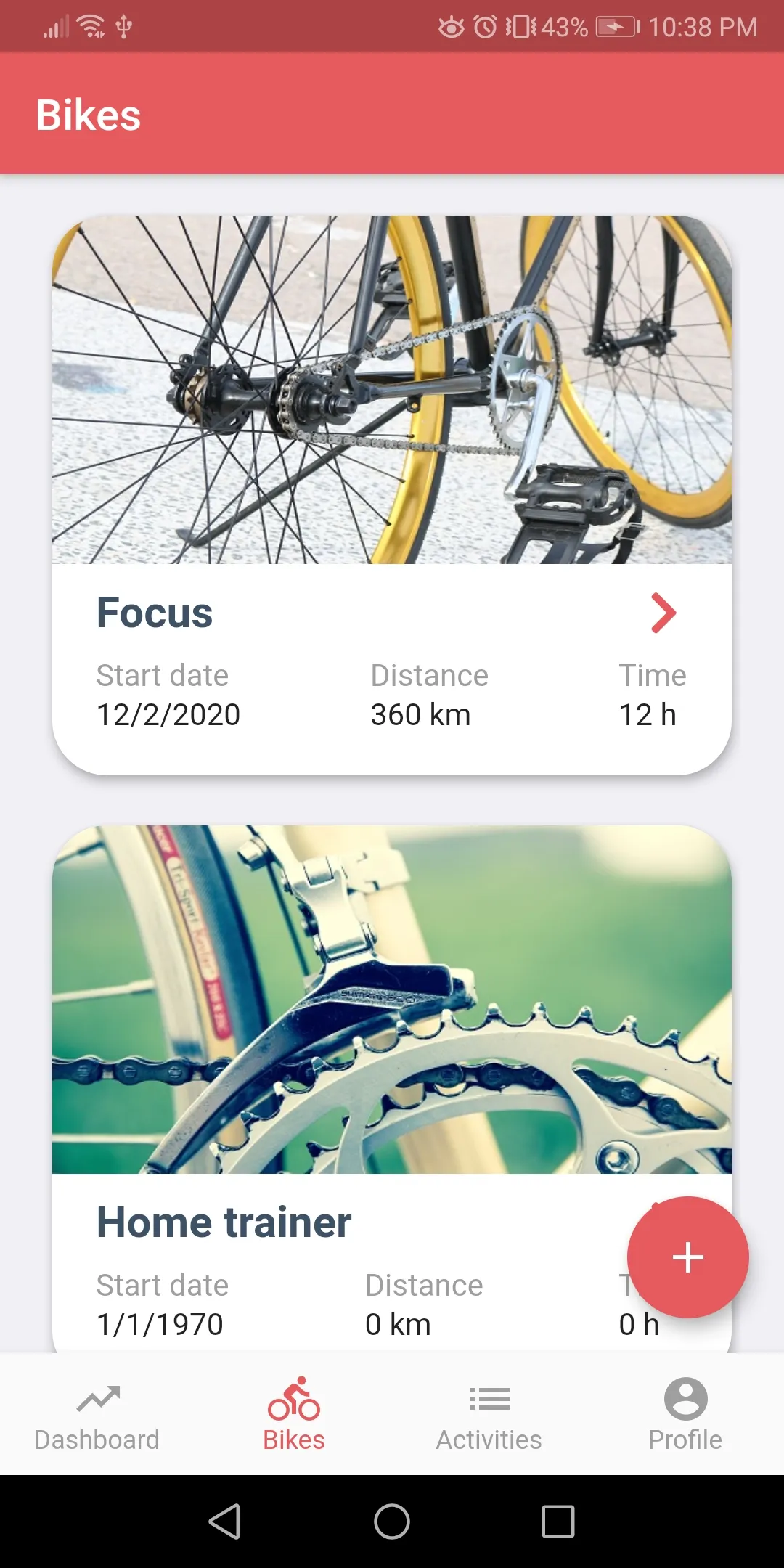 BikeManager -Cycle maintenance | Indus Appstore | Screenshot