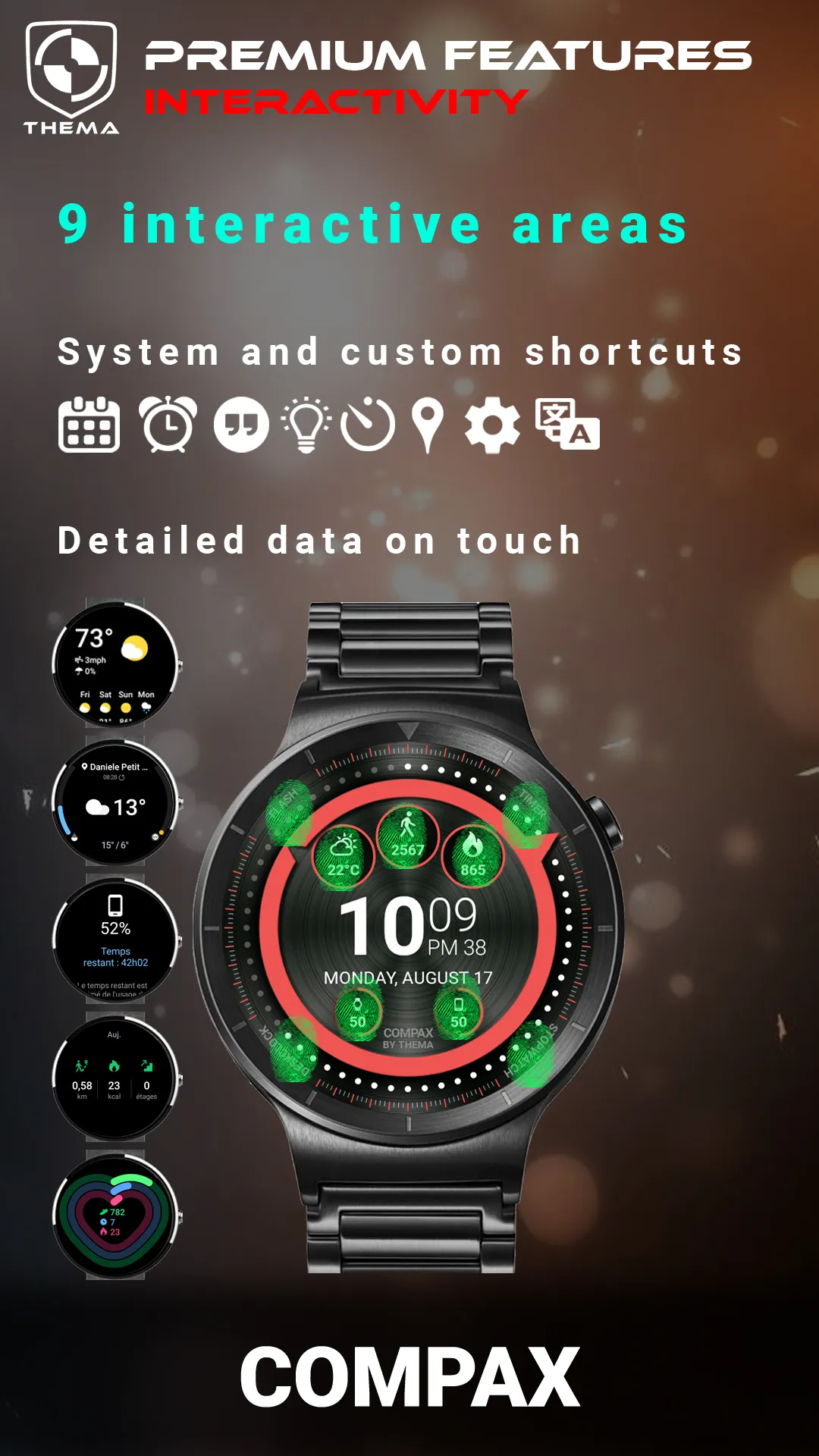 Compax Watch Face | Indus Appstore | Screenshot