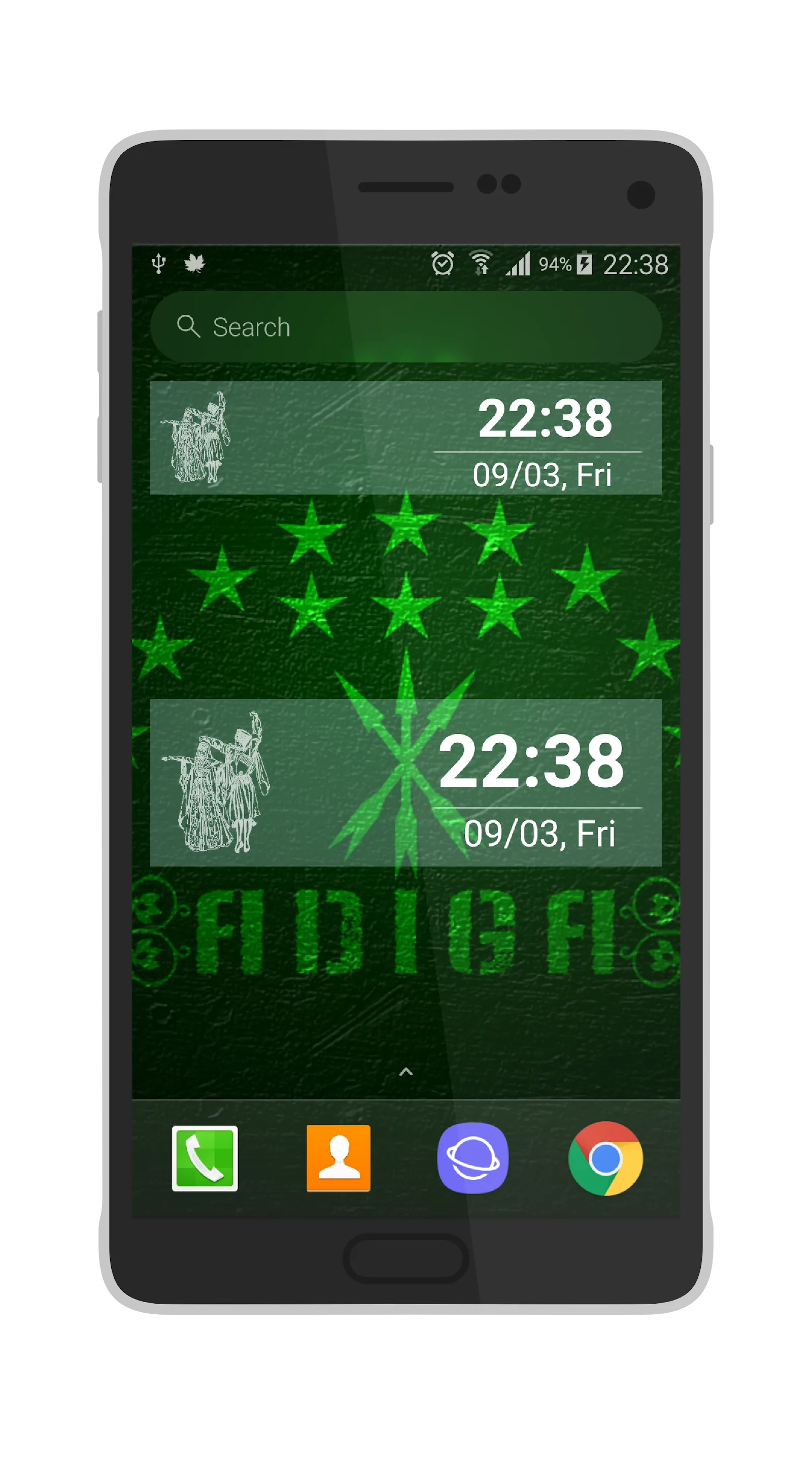 Adiga Clocks Widget | Indus Appstore | Screenshot