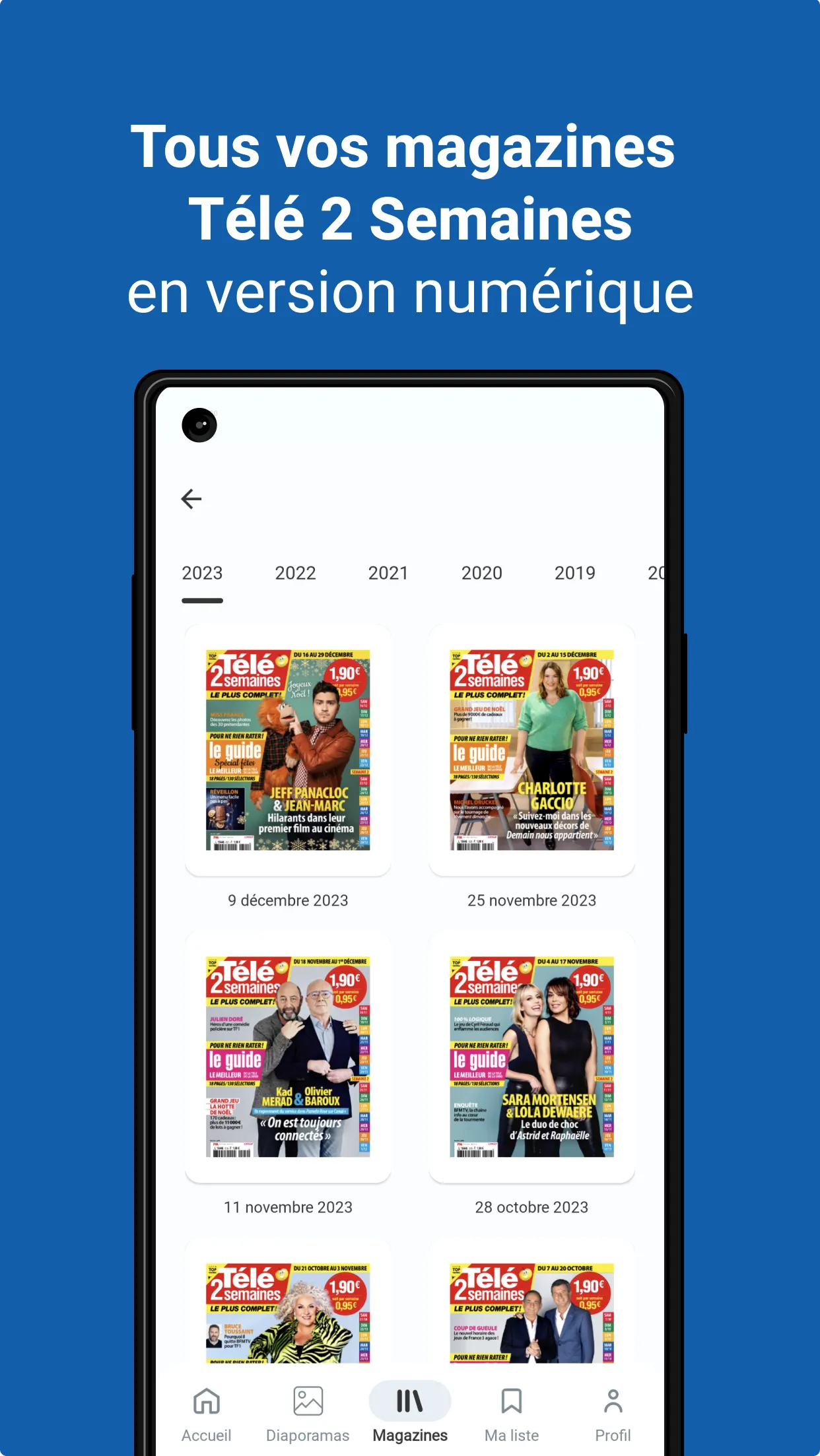 Télé 2 Semaines le magazine | Indus Appstore | Screenshot