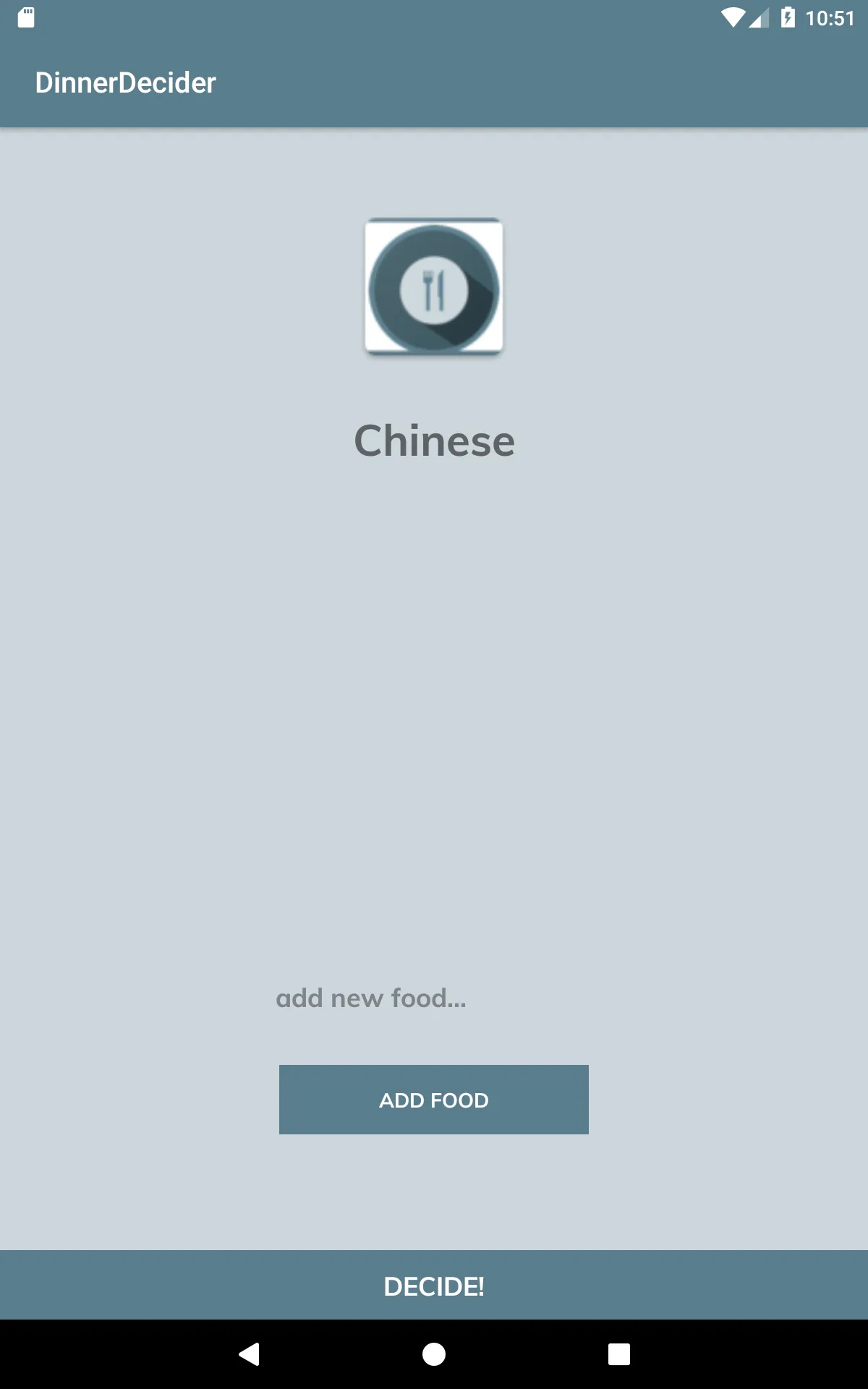 Decide Your Own Dinner | Indus Appstore | Screenshot