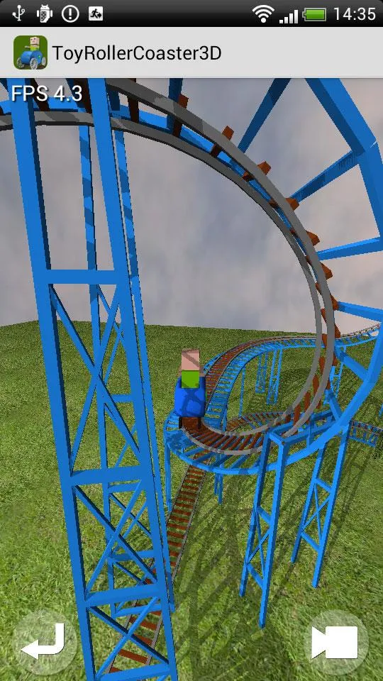 Toy RollerCoaster 3D | Indus Appstore | Screenshot