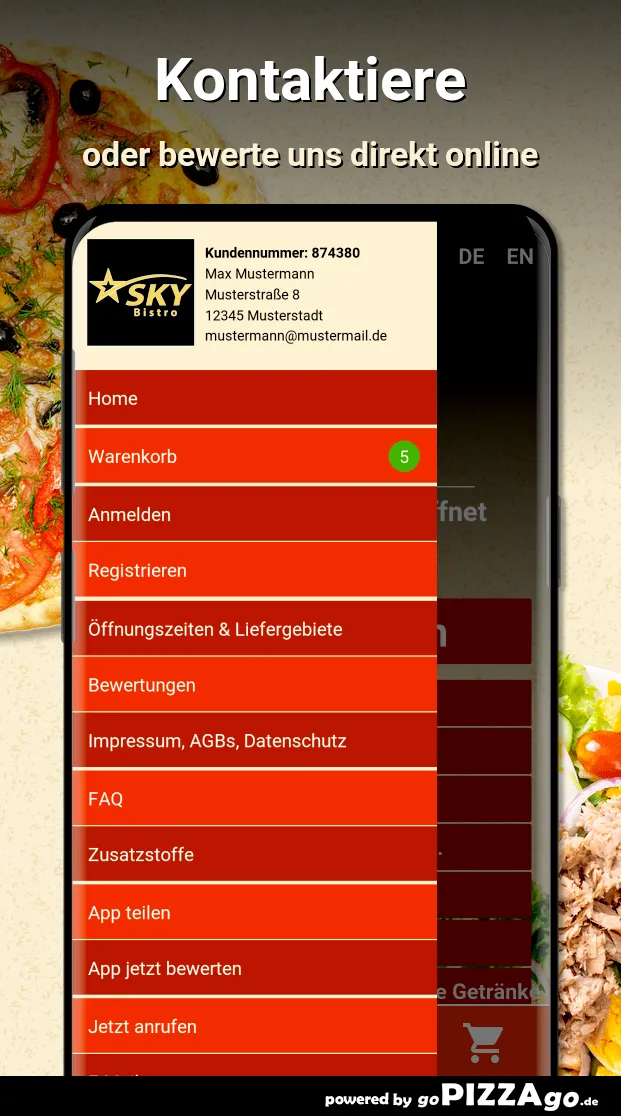 Sky Bistro Trier | Indus Appstore | Screenshot