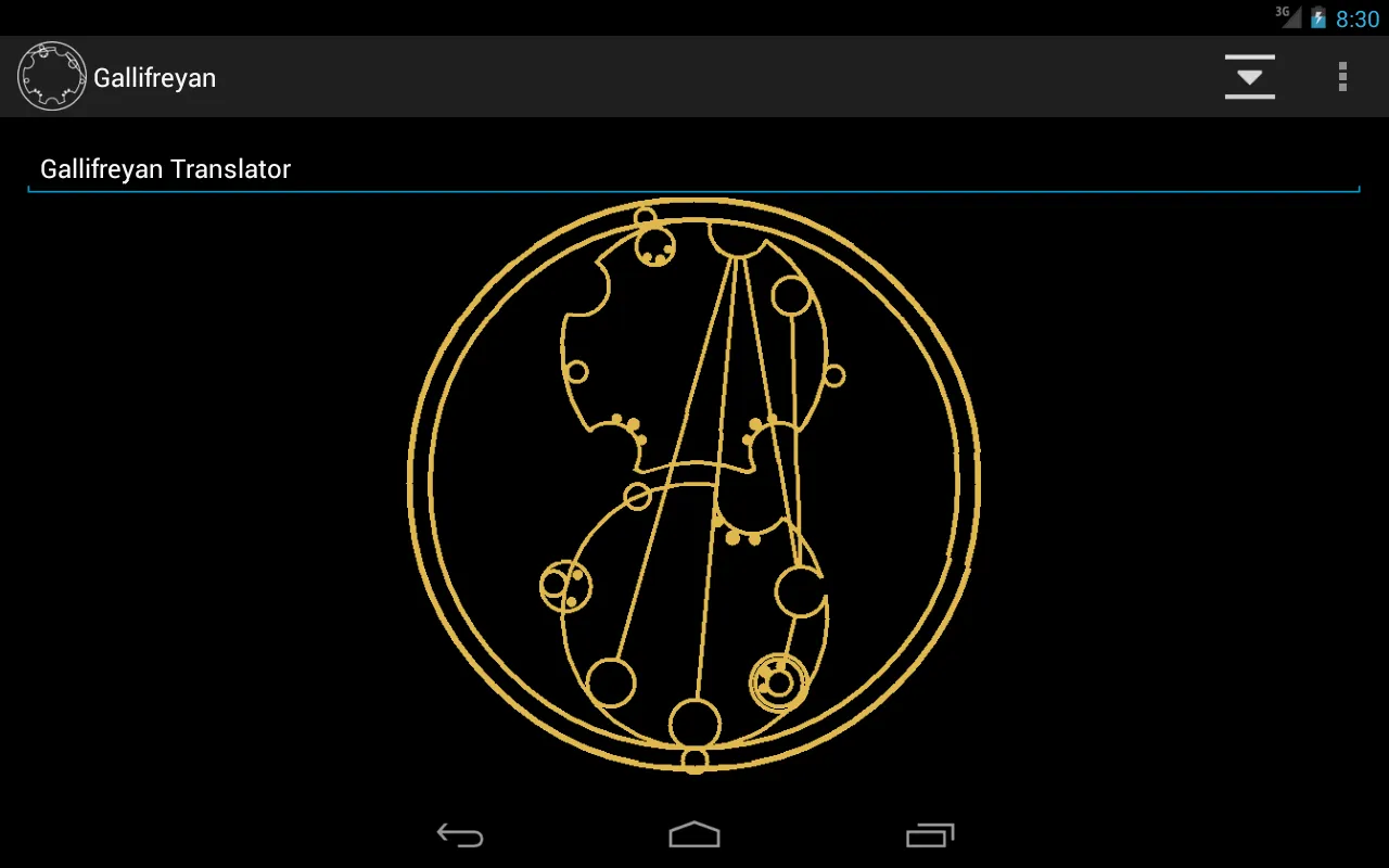 Gallifreyan Translator | Indus Appstore | Screenshot