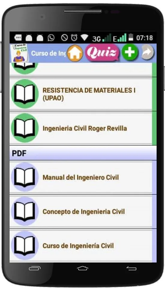 CURSO DE INGENIERÍA CIVIL | Indus Appstore | Screenshot