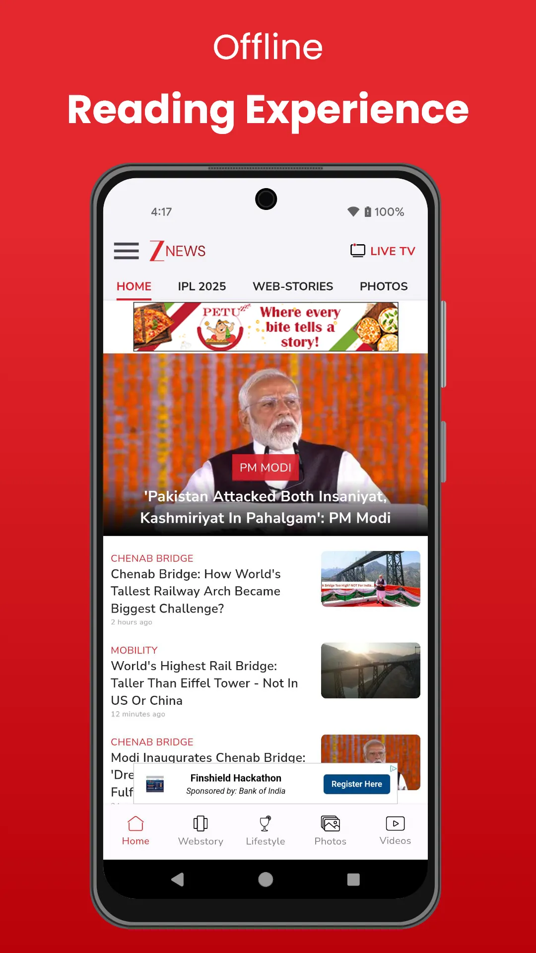 Zee News: Live News in Hindi | Indus Appstore | Screenshot