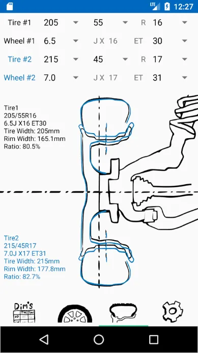 TireSize - Wheel&Tire Size, Di | Indus Appstore | Screenshot