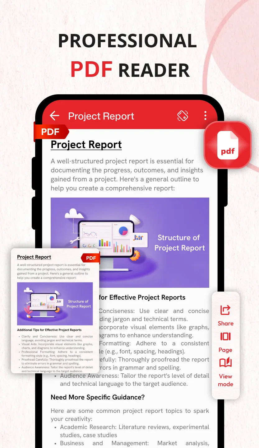 File Reader - PDF, Word, ZIP | Indus Appstore | Screenshot