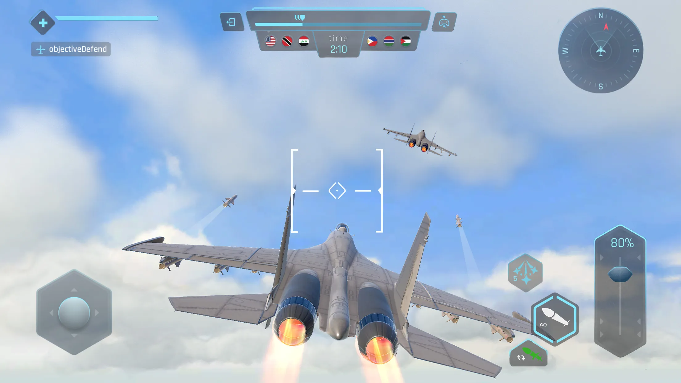 Sky Warriors: Airplane Games | Indus Appstore | Screenshot