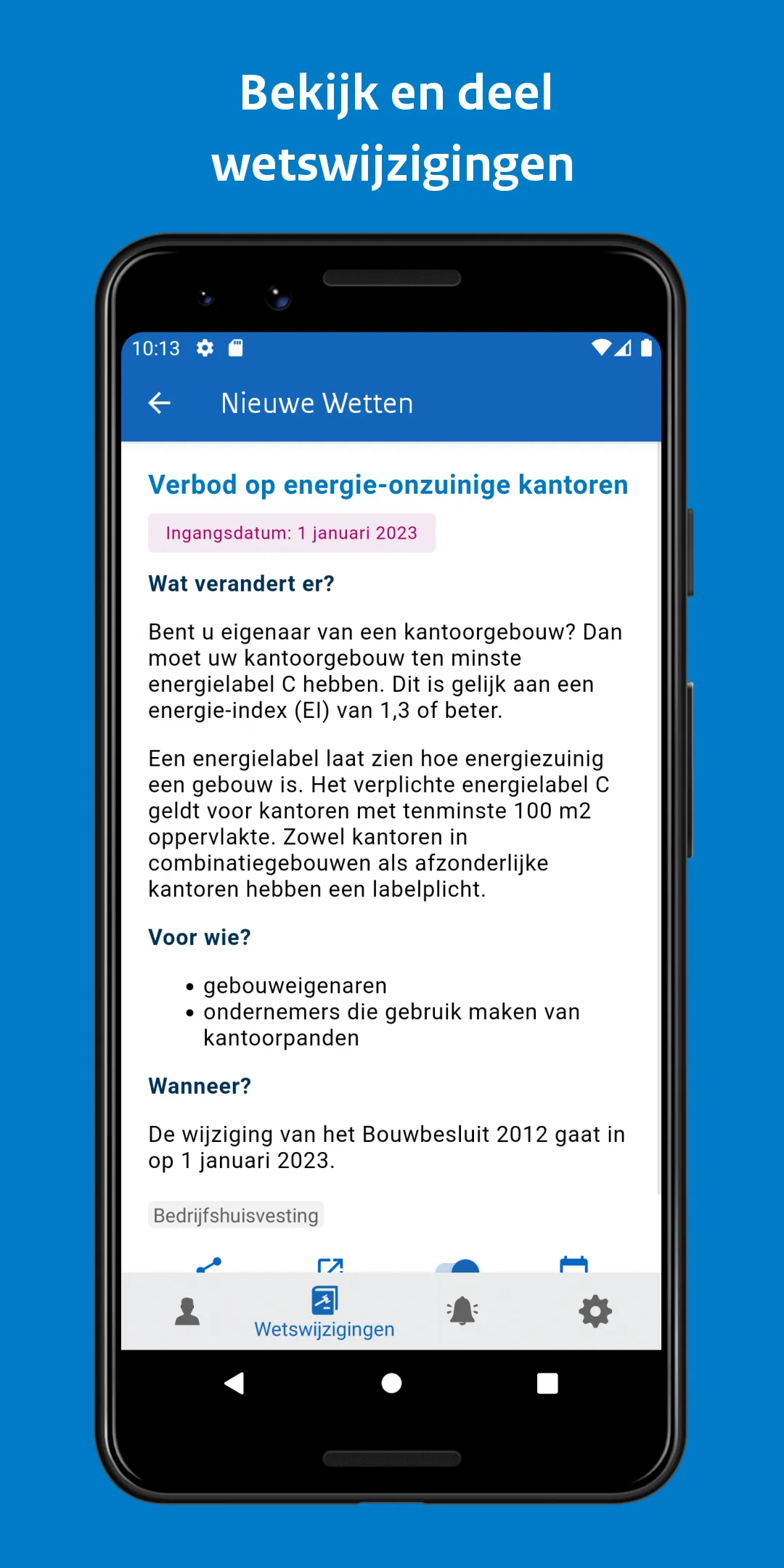 Nieuwe Wetten | Indus Appstore | Screenshot