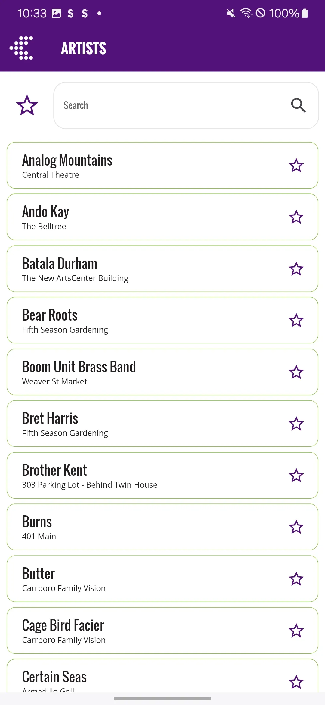 The Carrboro Music Festival | Indus Appstore | Screenshot