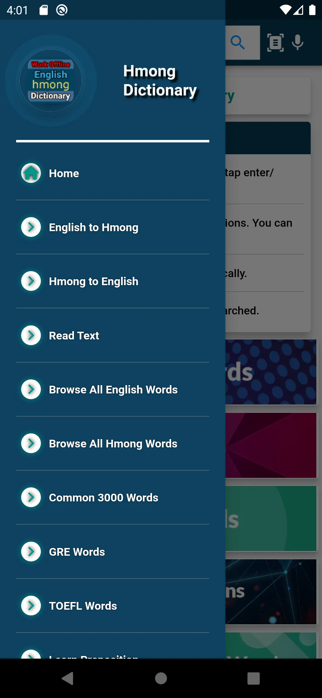 English : Hmong Dictionary | Indus Appstore | Screenshot