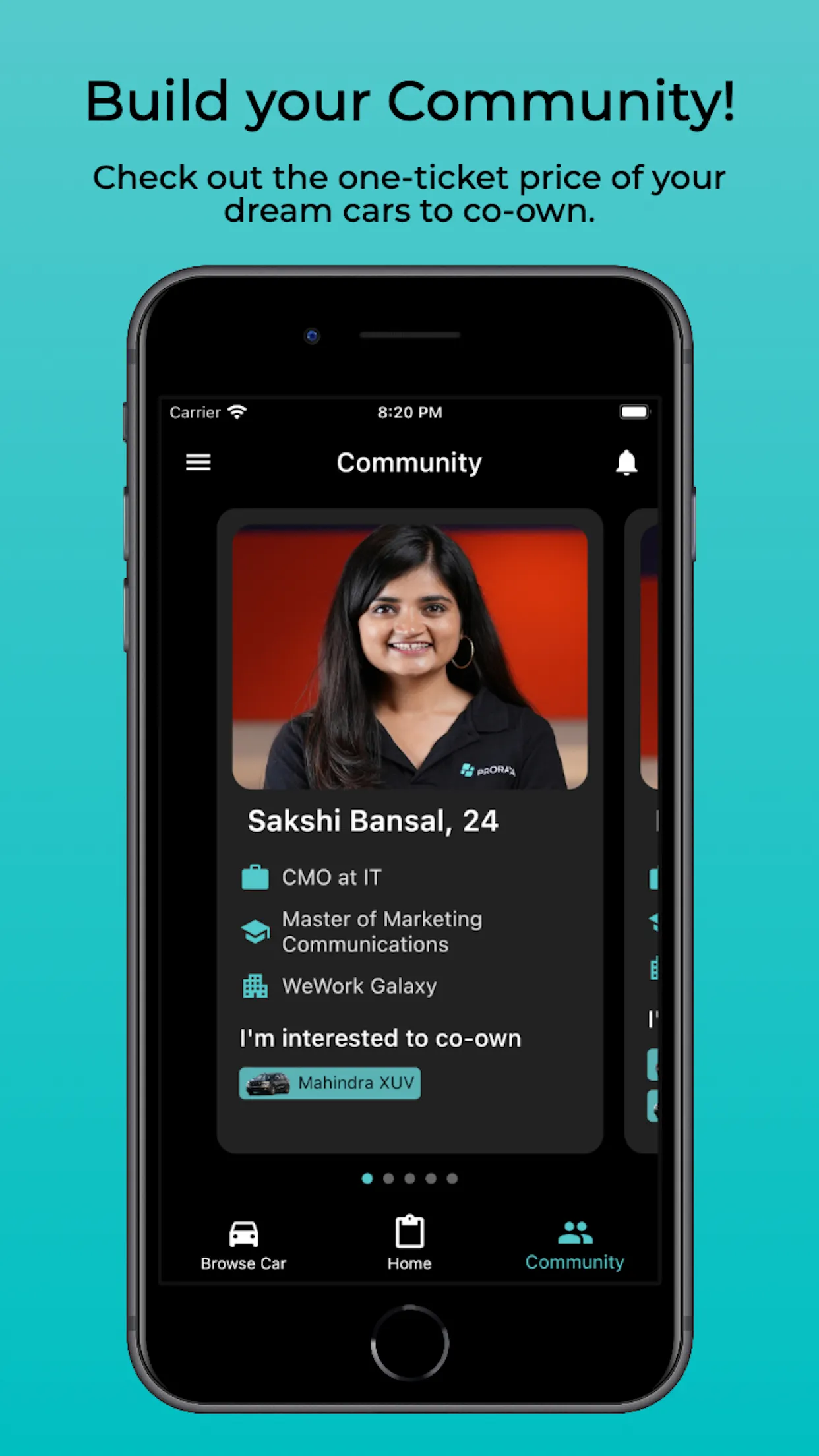 Prorata: Co-Own Your Dream Car | Indus Appstore | Screenshot
