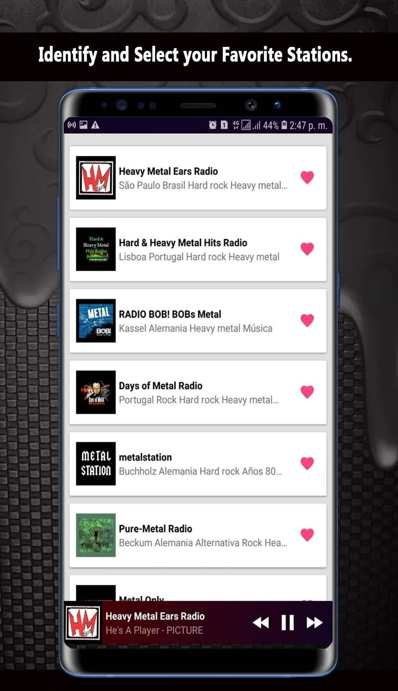 Musica Metal | Indus Appstore | Screenshot