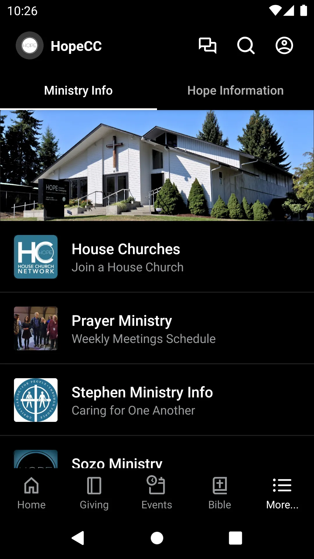 Hope Christian Community | Indus Appstore | Screenshot