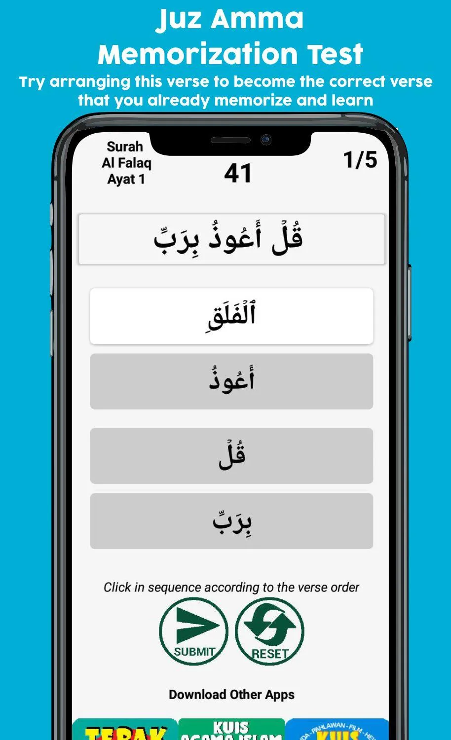 Hafiz Quran, Memorization Quiz | Indus Appstore | Screenshot