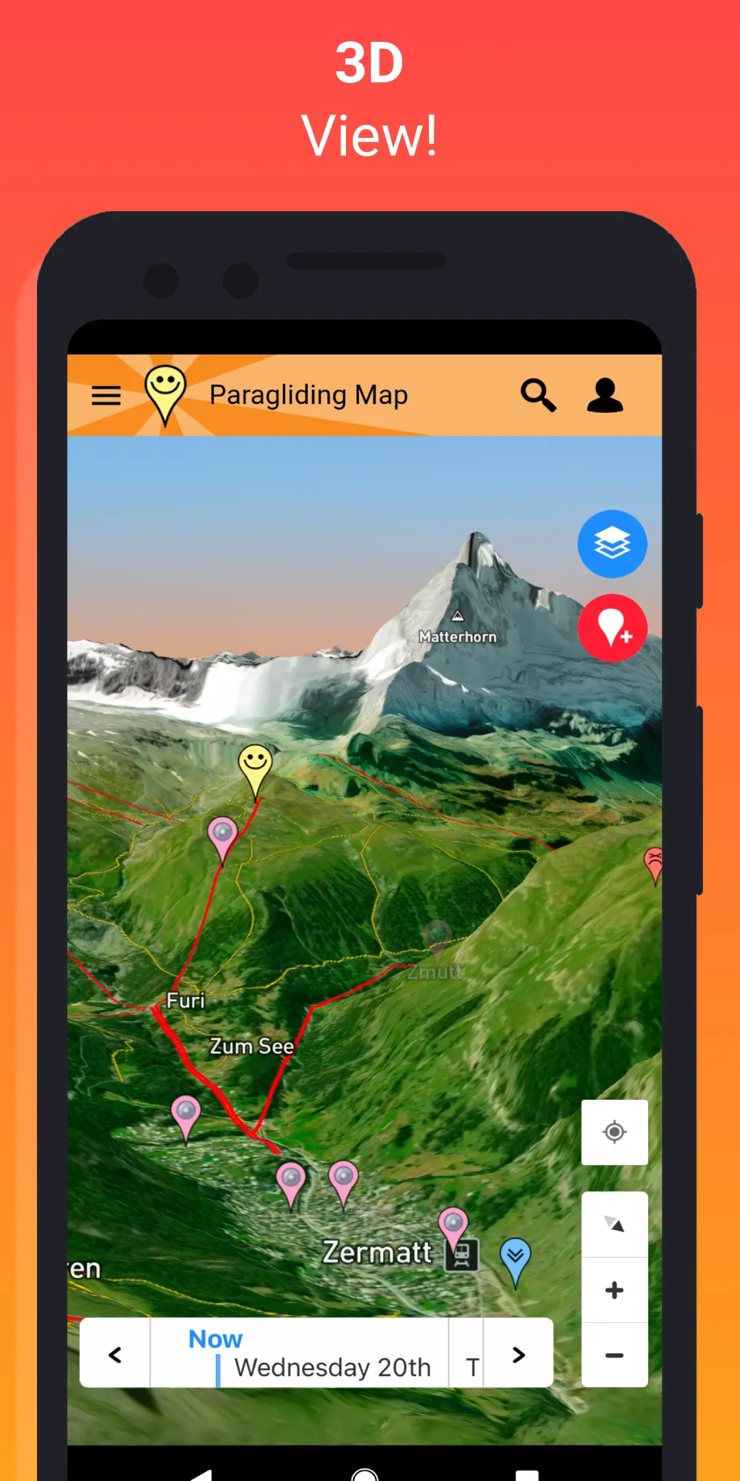 Paragliding Map | Indus Appstore | Screenshot