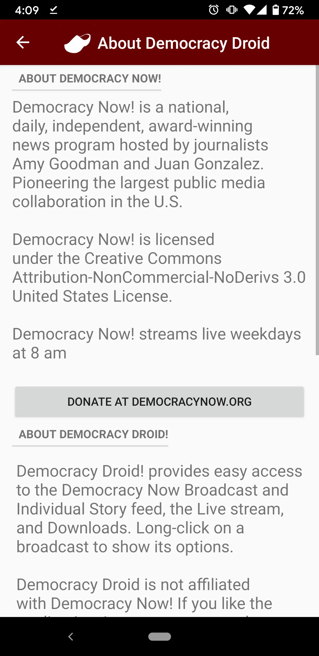 Democracy Droid! | Indus Appstore | Screenshot