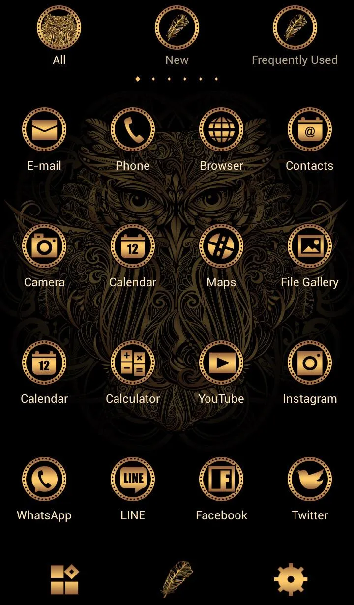 Golden Owl Theme | Indus Appstore | Screenshot