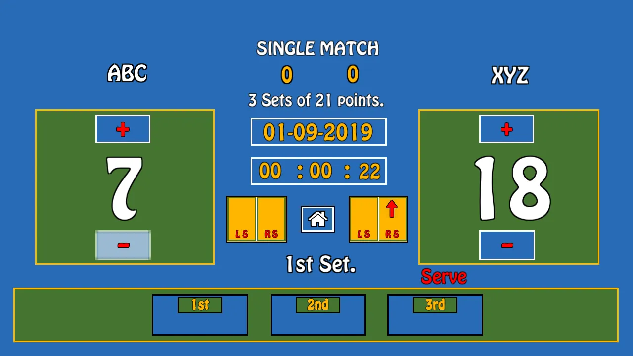 Ultimate Badminton Scoreboard | Indus Appstore | Screenshot