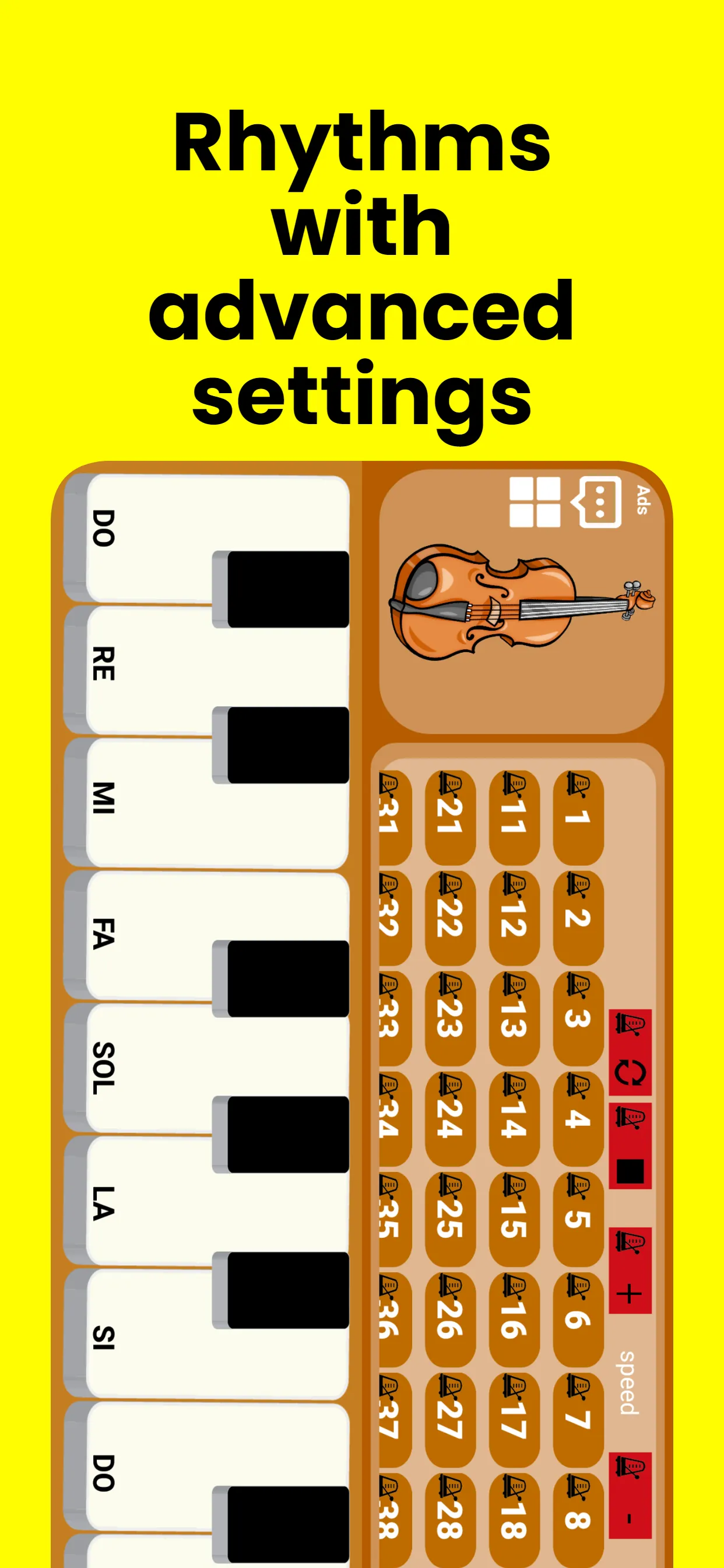 Violin keyboard | Indus Appstore | Screenshot