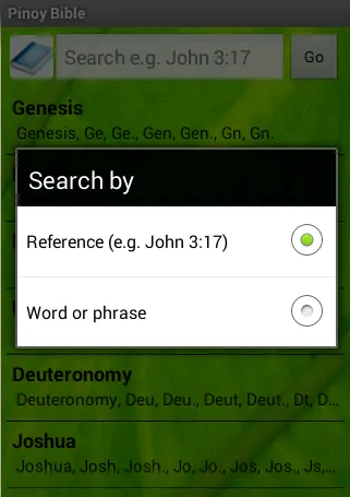 Pinoy Bible | Indus Appstore | Screenshot