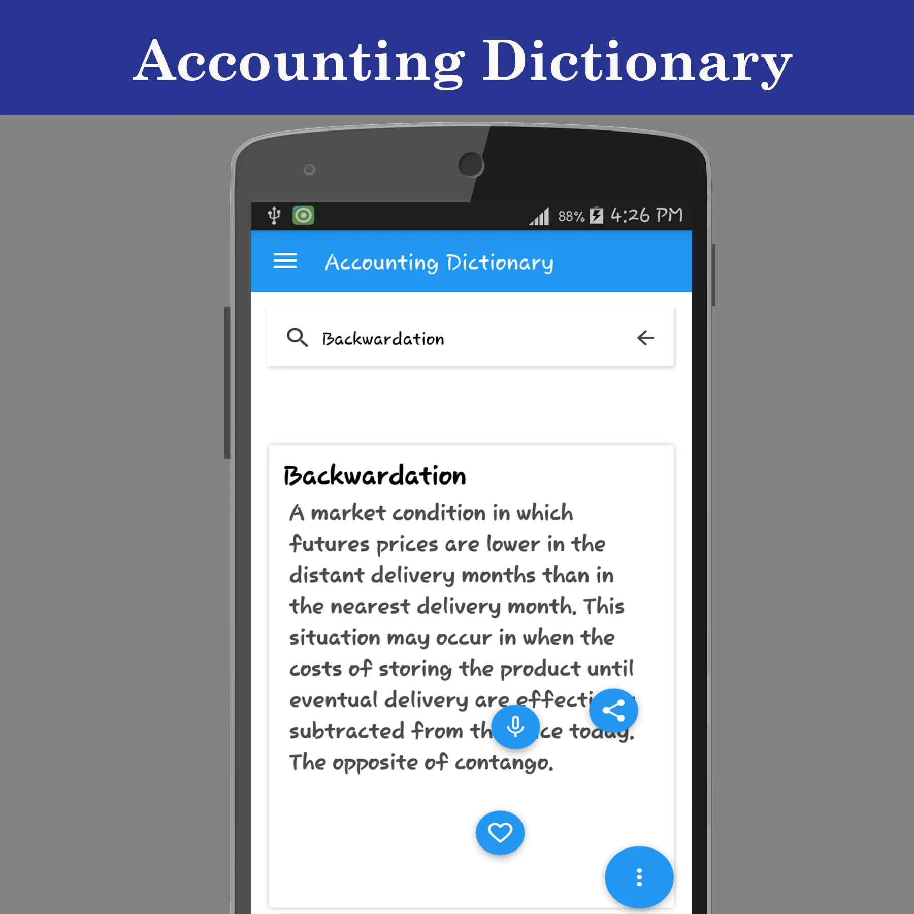 Accounting Dictionary | Indus Appstore | Screenshot