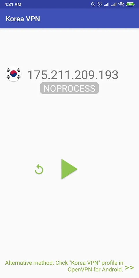 Korea VPN - Plugin for OpenVPN | Indus Appstore | Screenshot