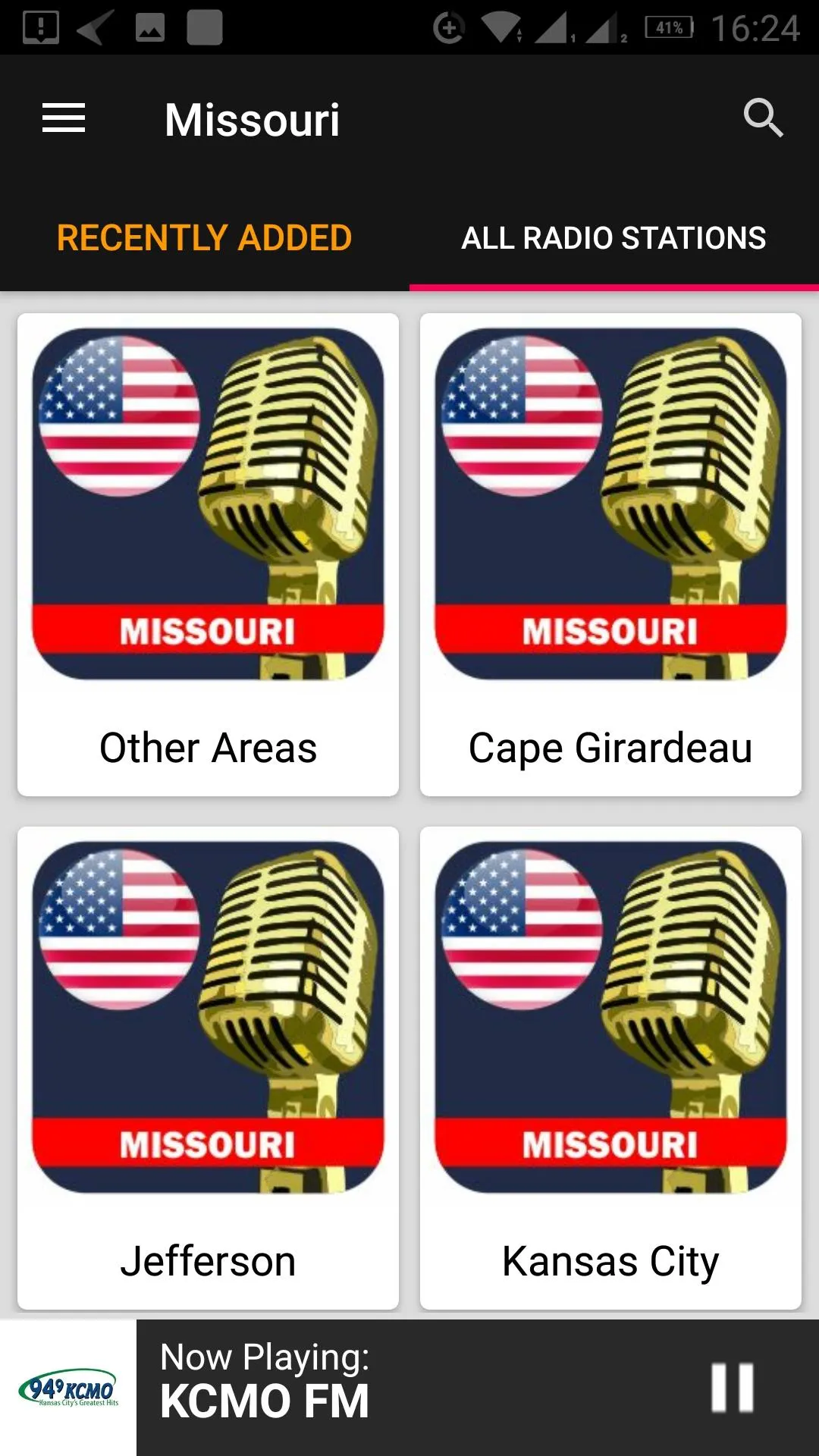 Missouri Radio Stations - USA | Indus Appstore | Screenshot