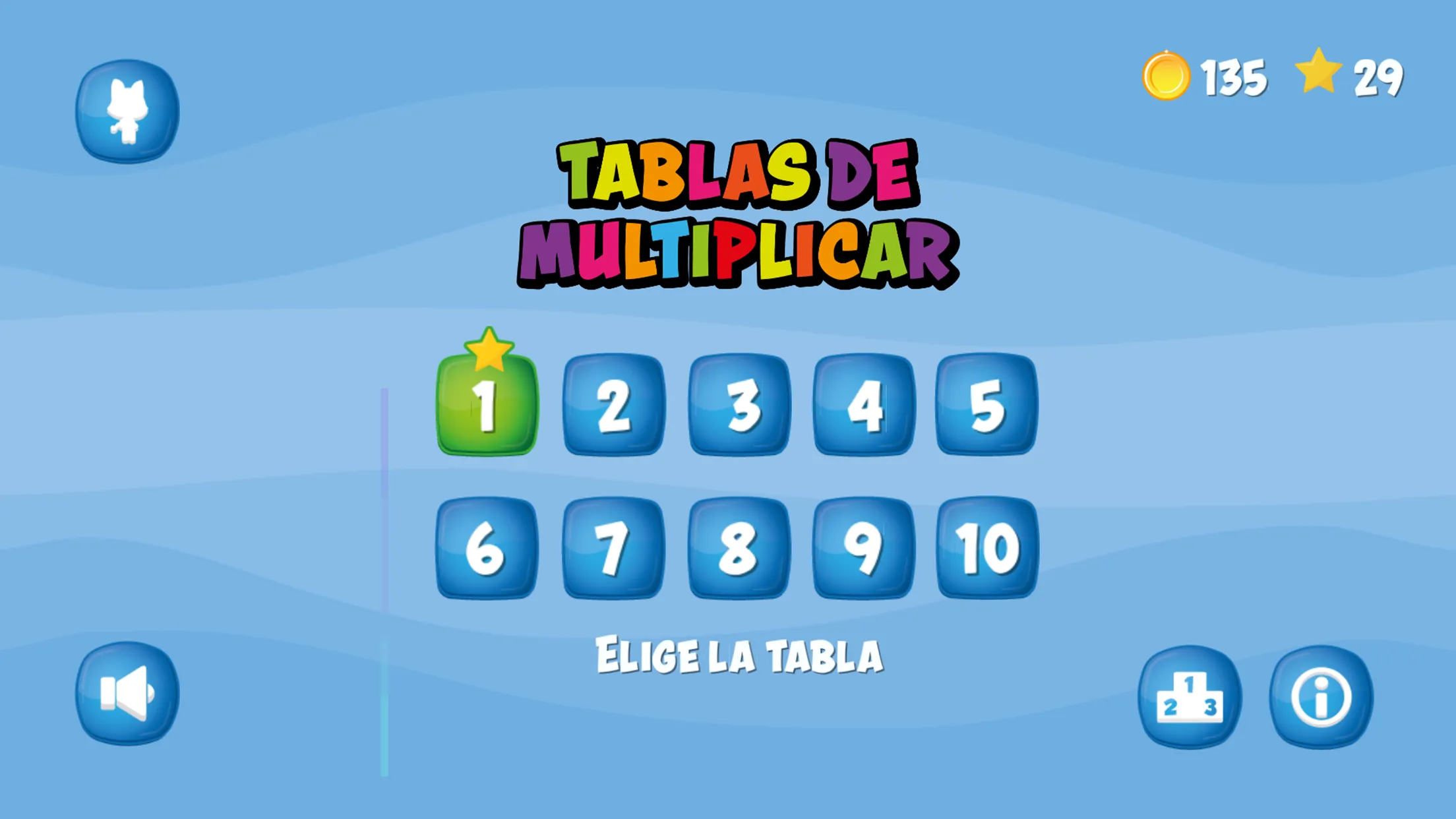 Las Tablas de Multiplicar | Indus Appstore | Screenshot