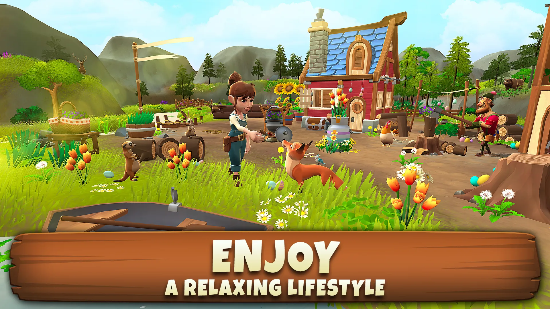 Sunrise Village: Farm Game | Indus Appstore | Screenshot