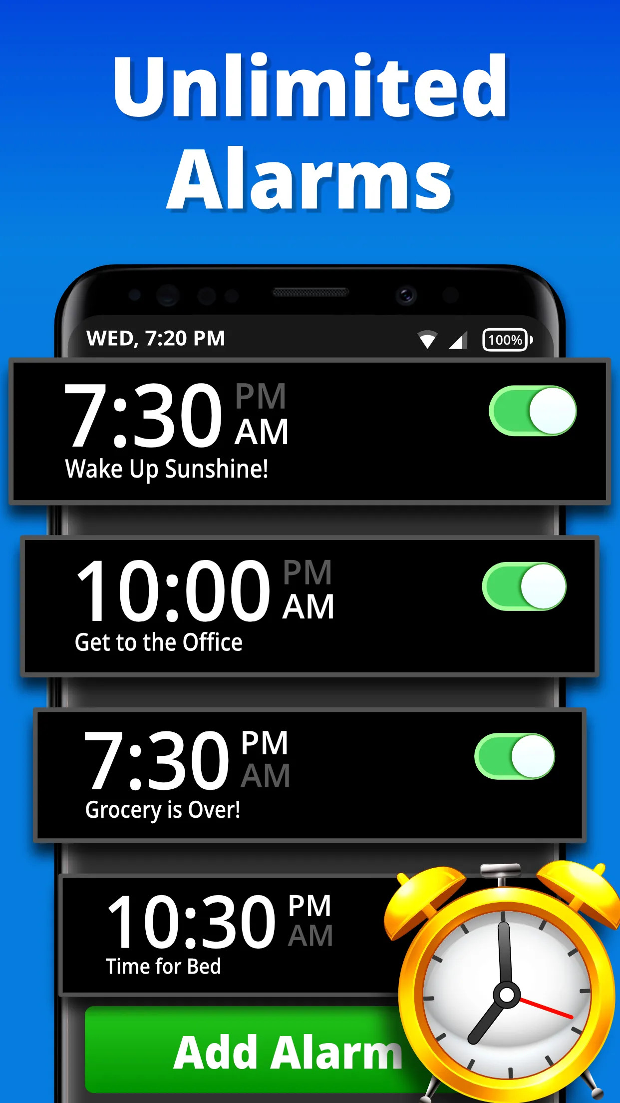 Alarm Clock: Wake me Up alarm! | Indus Appstore | Screenshot