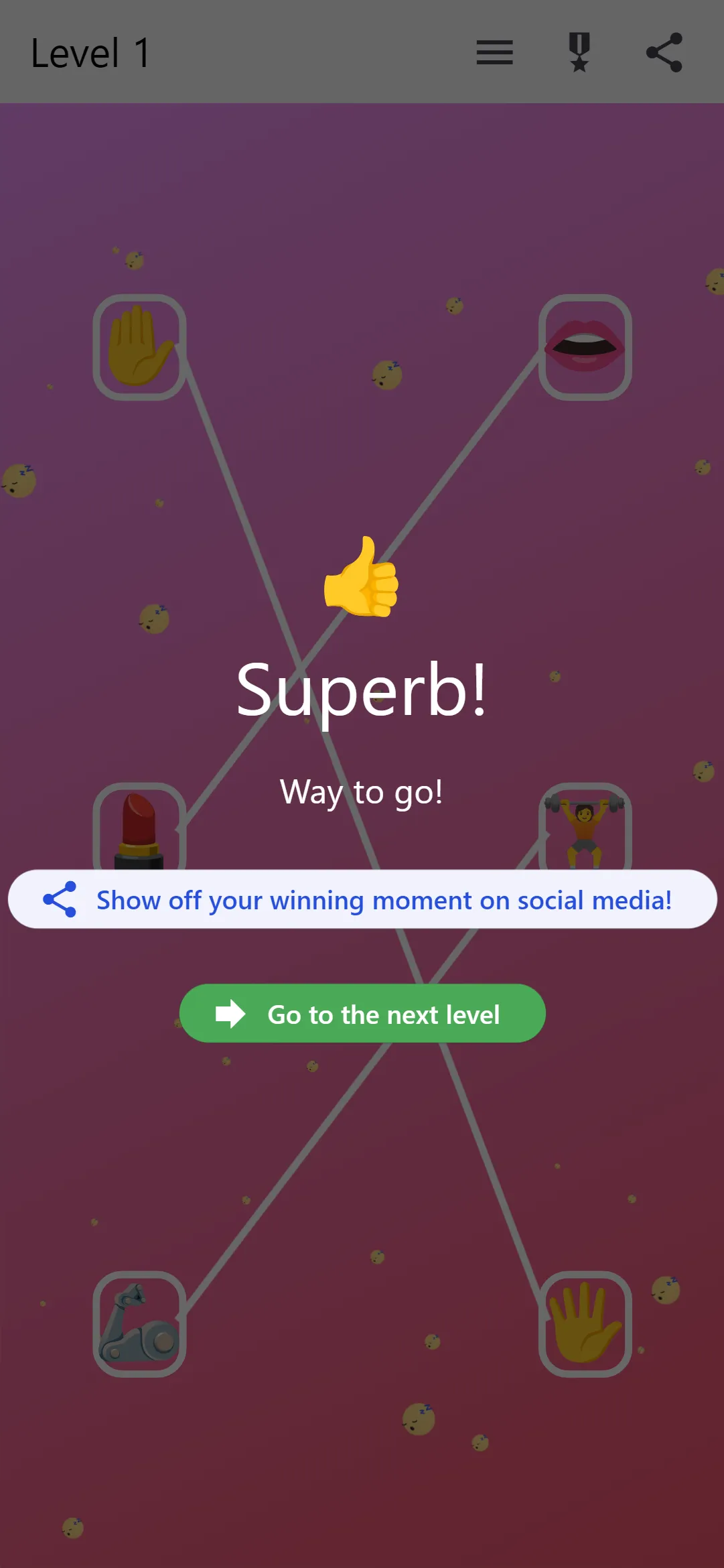 emoji Match&Connect mind game | Indus Appstore | Screenshot