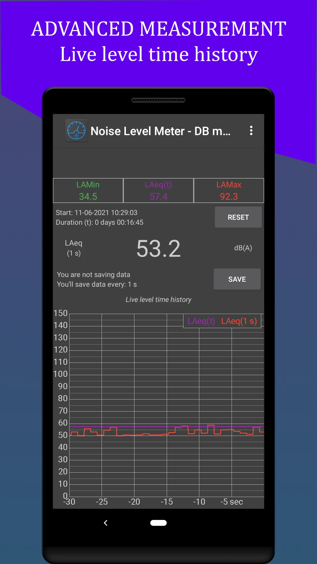 Noise Level Meter - DB meter | Indus Appstore | Screenshot