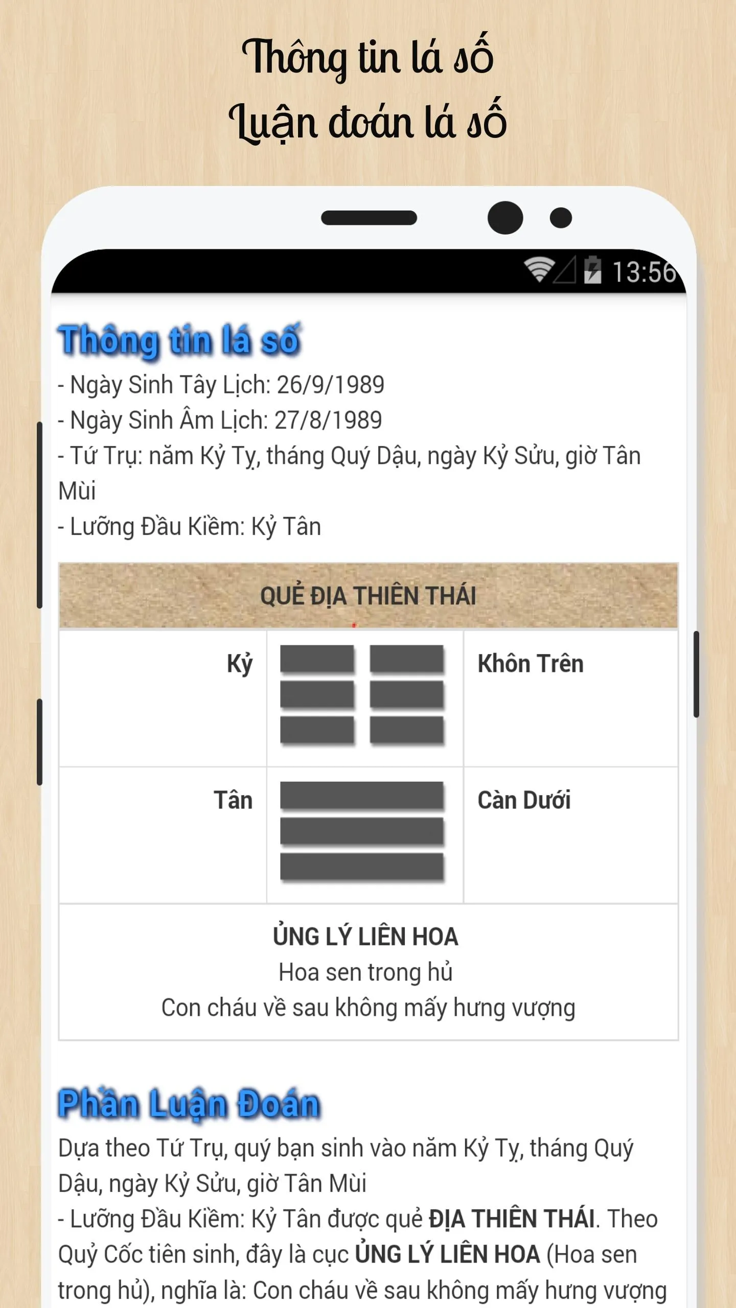 Lá Số Quỷ Cốc Thần Toán | Indus Appstore | Screenshot